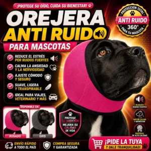 Orejera Anti Ruido para Mascotas