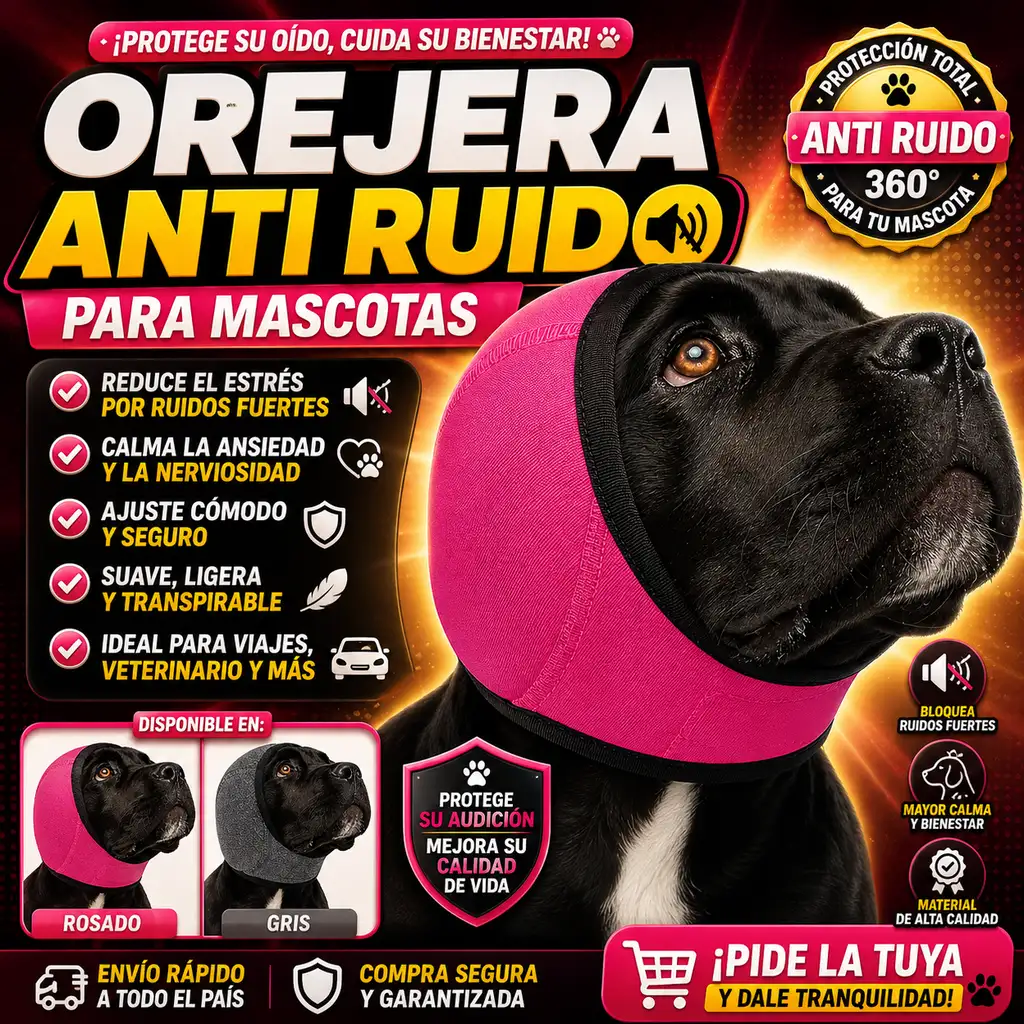 Orejera Anti Ruido para Mascotas Orejera Anti Ruido para Mascotas