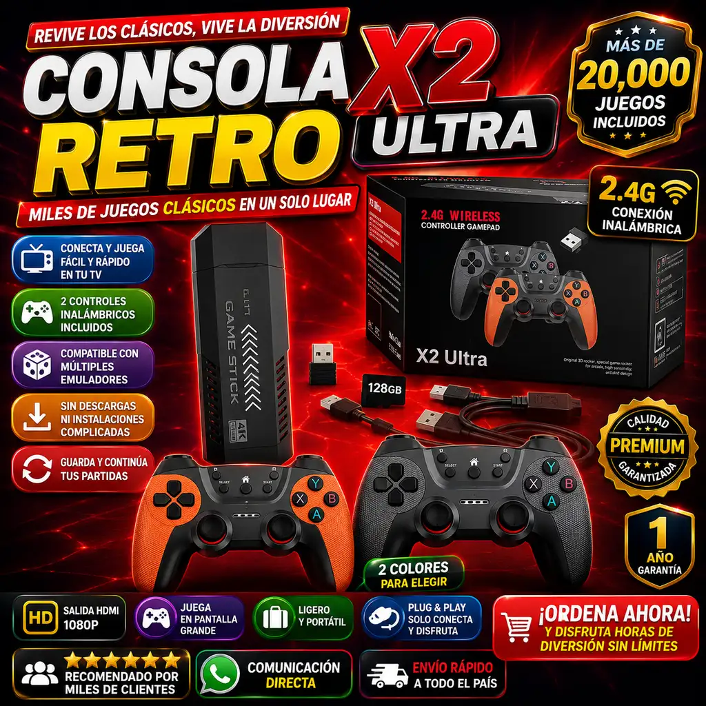 Consola Retro X2 Ultra 128GB