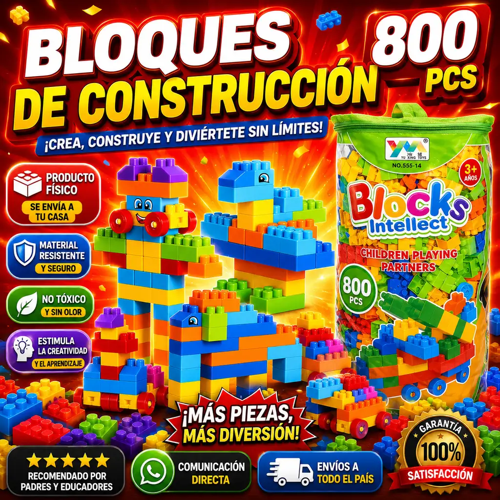 Bloques de Construcción 800 pcs Bloques de Construcción 800 pcs