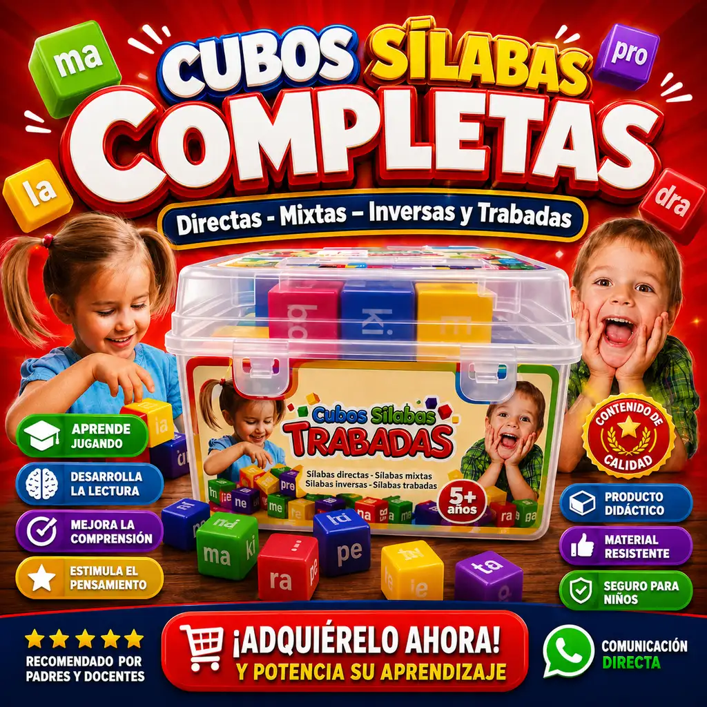Cubos Sílabas Completas